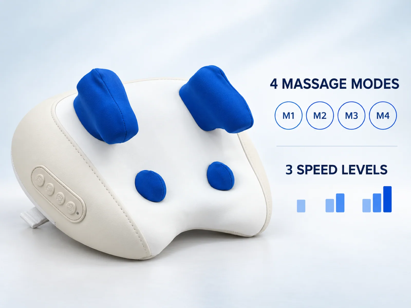Four massage modes and three speeds of the JMZ-706W