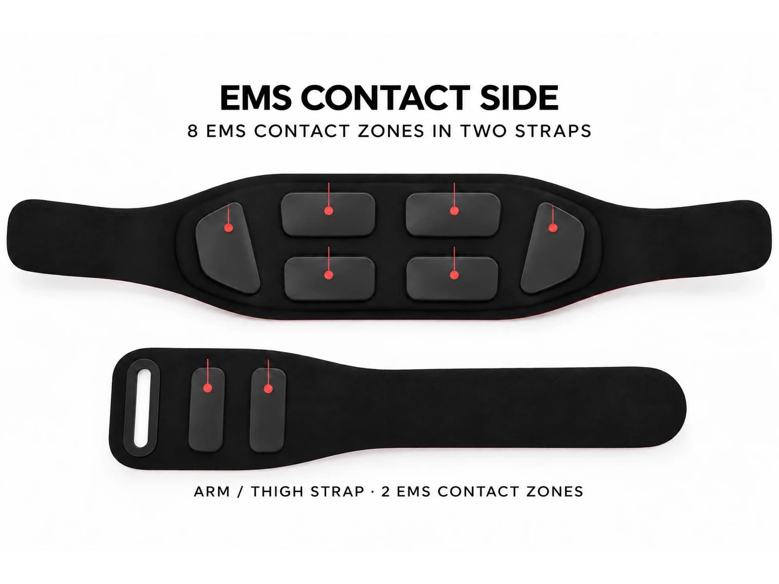 JMZ-723 inner EMS contact surface and arm strap contact layout