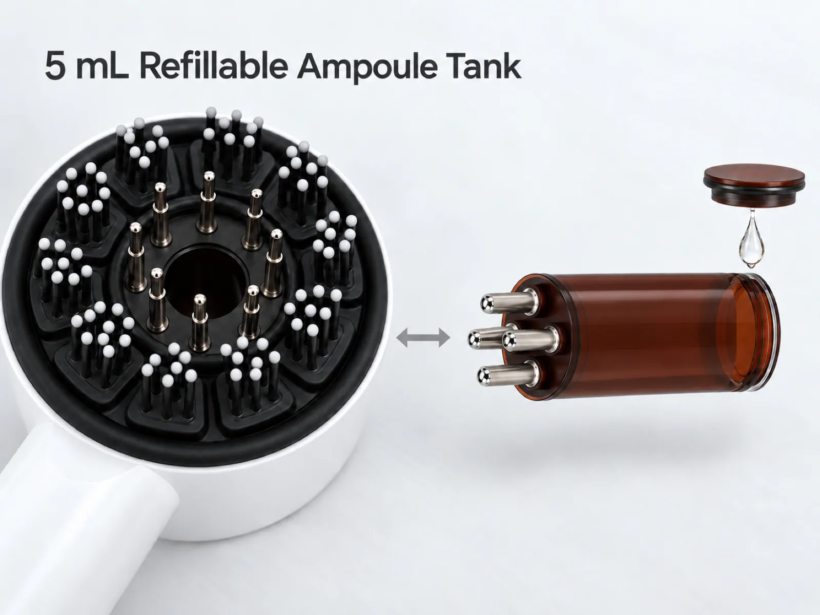 JMZ-901 refillable 5 mL ampoule tank diagram