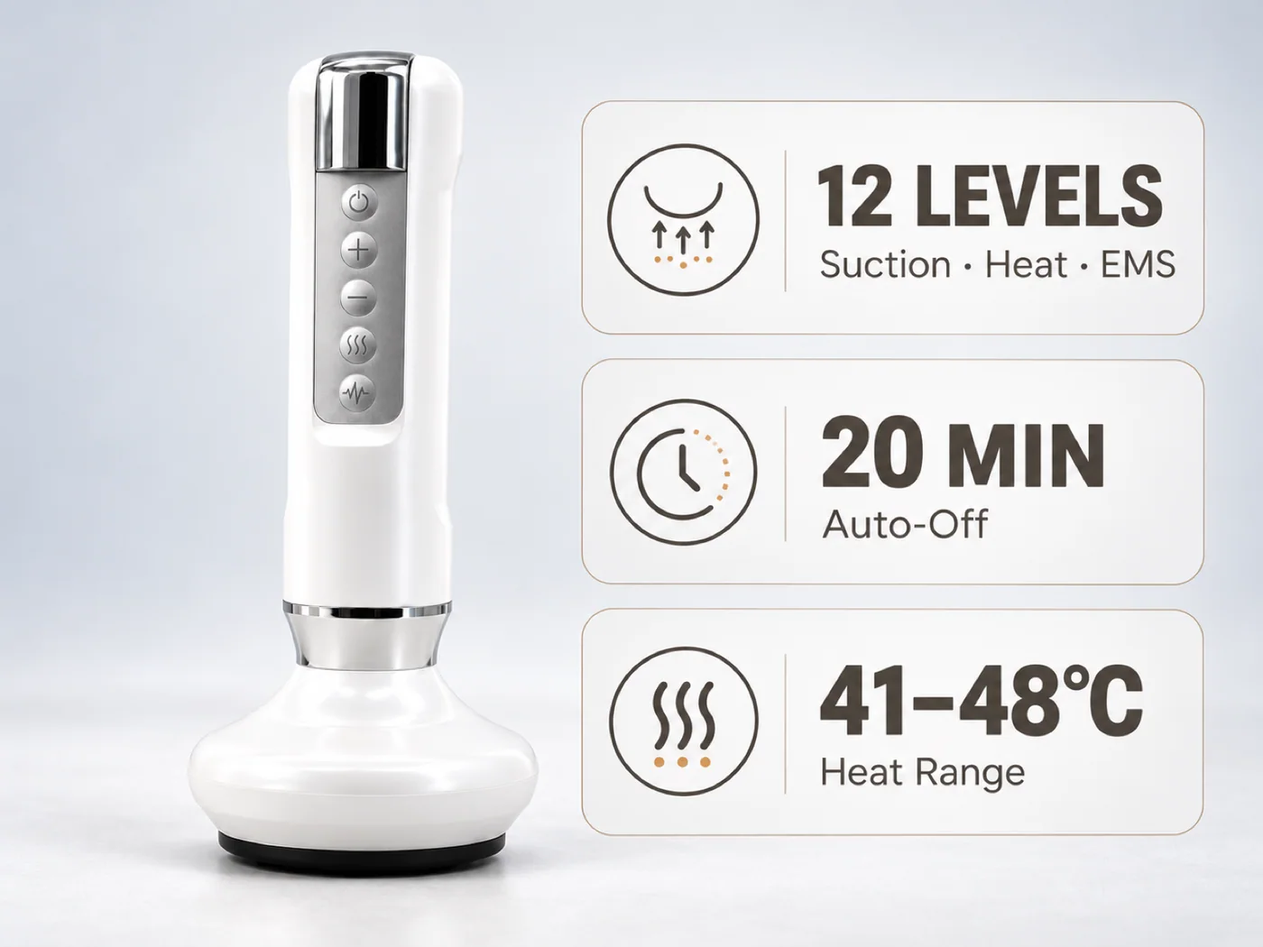 JMZ-903 levels, timer and temperature overview