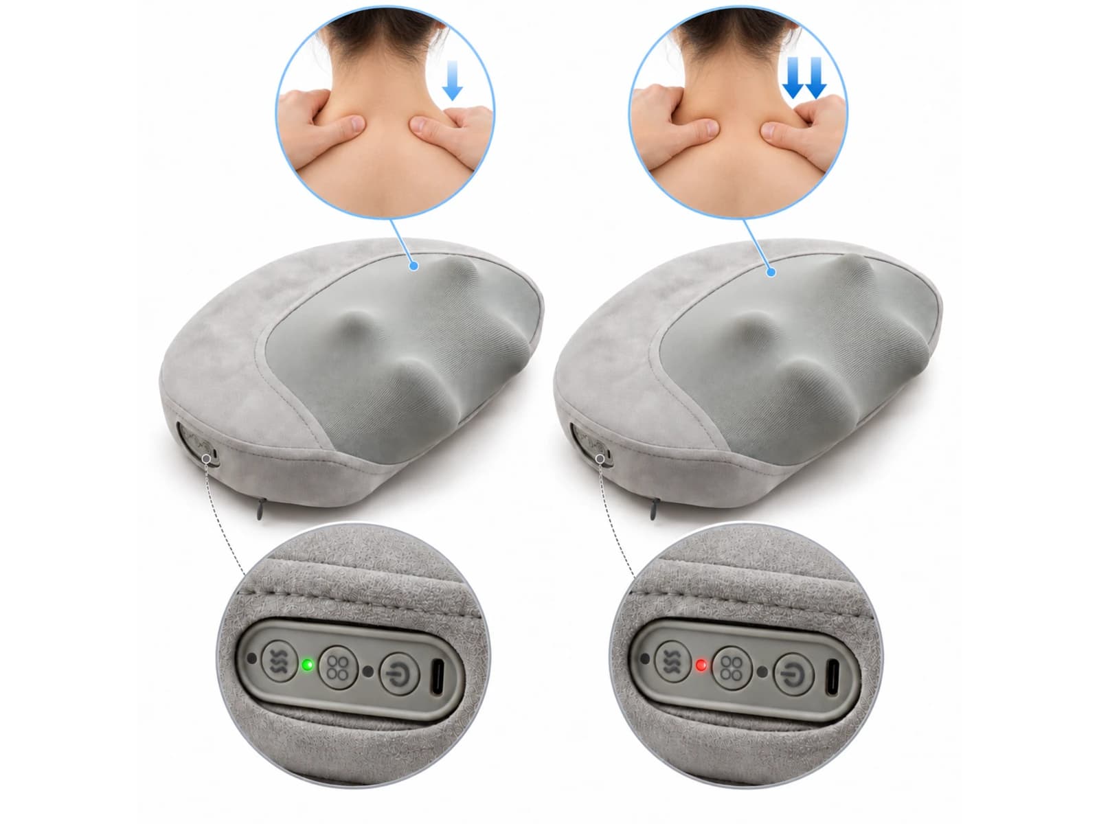 JMZ-CSPL003 two selectable kneading intensity levels