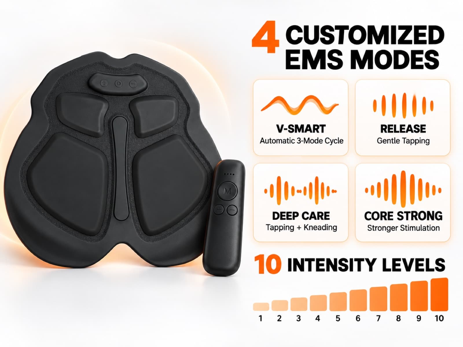 JMZ-V002 four modes and ten intensity levels