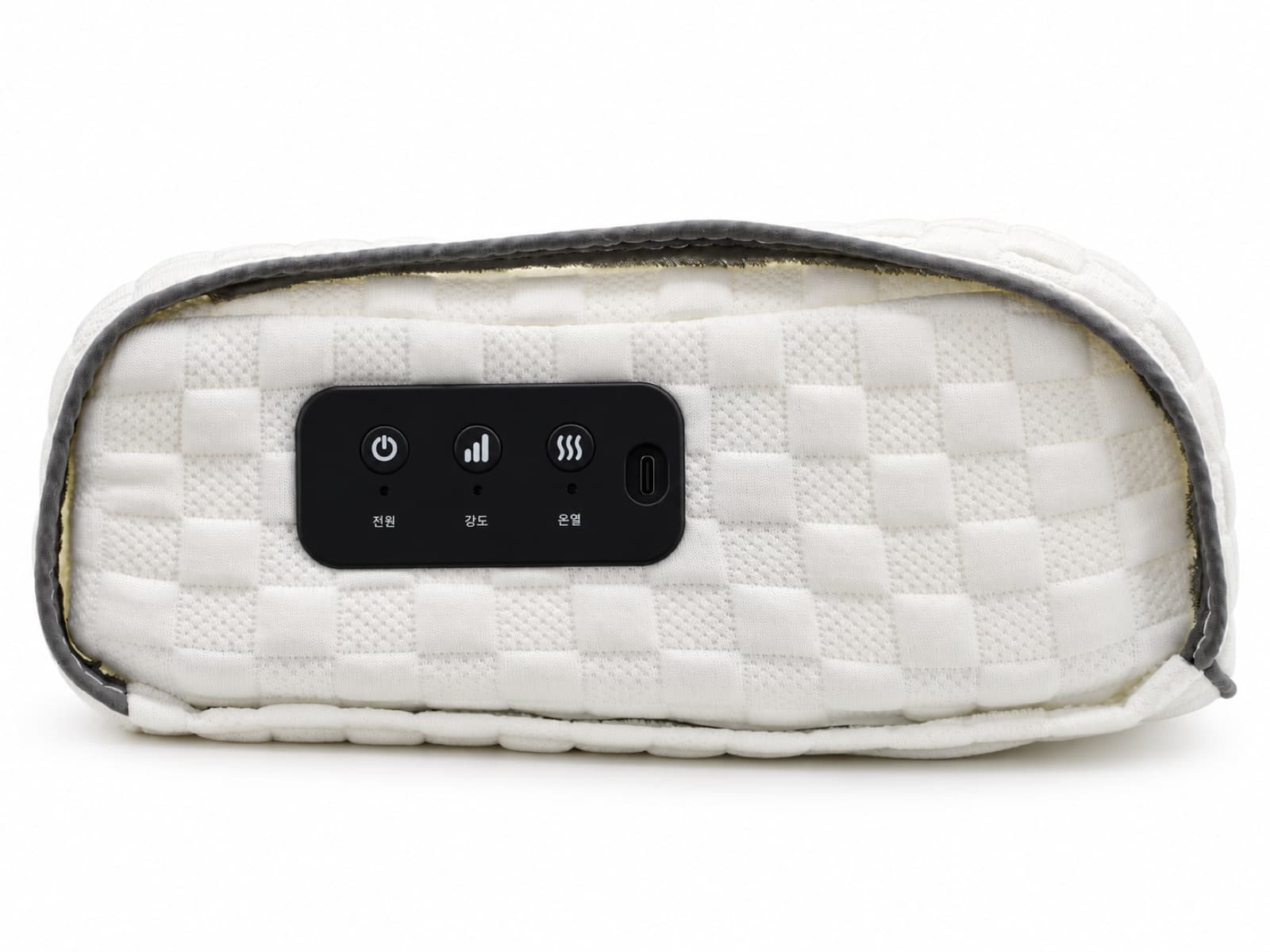 JMZ-CSPL005 Cordless Heated Kneading Massage Pillow actual product sample